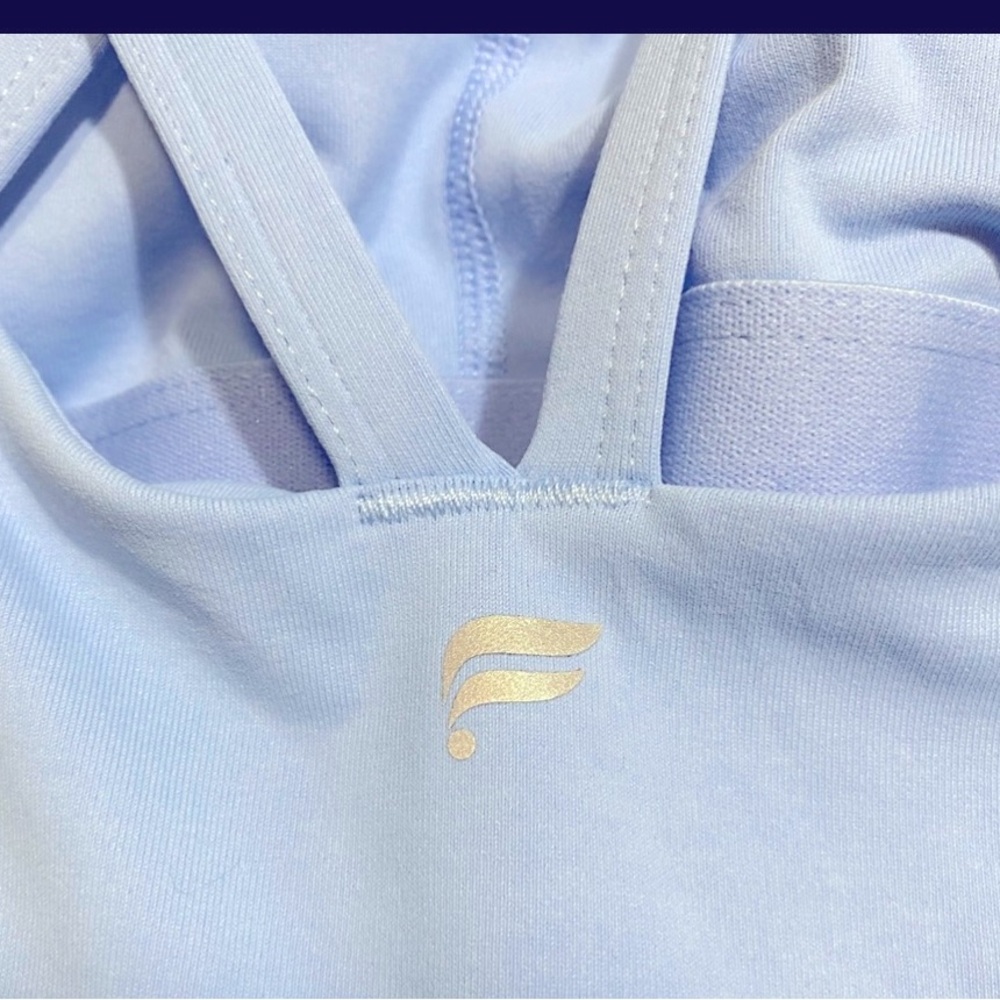 💫NWT Fabletics Women’s Boost Performance Sleevess Dress in Light Blue s - Picture 12 of 13